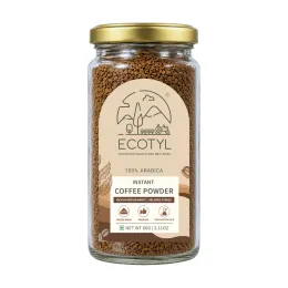 Ecotyl: Instant Coffee Powder | Arabica Coffee | Freeze Dried | 60gm