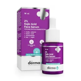The Derma Co: 2% Kojic Acid Face Serum | Dark Spots Reduction | Pigmentation & Blemishes | 30ml