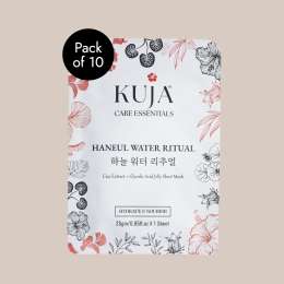 KujaCare: Jelly Sheet Mask - Haneul Water Ritual | Hydrating & Nourishing Face Mask | Deep Moisture Care | Pack of 10