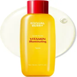 Eqqualberry: Vitamin Illuminating Toner | Brightening Face Toner | Glow Boost | Even Skin Tone | Hydrating | 150ml