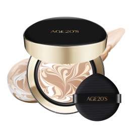 Age 20's: Signature Essence Pact Intense Cover SPF50 21N | Cushion Foundation | Full Coverage | Long-Lasting | SPF Makeup | 14gm