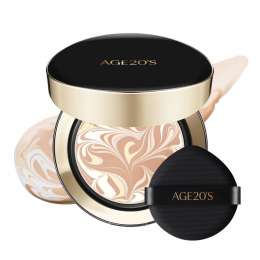 Age 20's: Signature Essence Pact Intense Cover SPF50 17N | Cushion Foundation | Full Coverage | Long-Lasting | SPF Makeup | 14gm