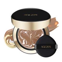Age 20's: Signature Essence Pact Intense Cover SPF50 33N | Cushion Foundation | Full Coverage | Long-Lasting | SPF Makeup | 14gm