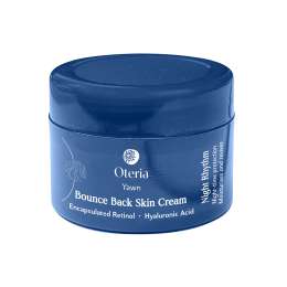 Oteria: Bounce Back Skin Cream | With Encapsulated Retinol and Hyaluronic Acid | Night Skin Repair Cream | 12gm