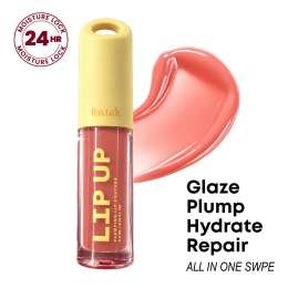 Foxtale: Plumping Ceramide Lip Balm for Hydrated & Smooth Lips with Gloss Finish | Peach | 3.5ml