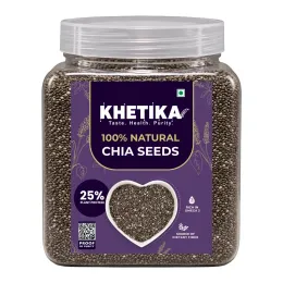 KHETIKA: Premium Chia Seeds Jar - 950g