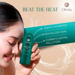 Oteria: Radiant Kiwi Mist | With Fresh Kiwi Fruit Cells | Combats Blue Light Pollution | 50ml