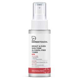 Dermatouch: BRIGHT & EVEN SKIN TONE ALCOHOL FREE TONER with 3% Niacinamide | For Dullness, Dehydration & Open Pores | Suitable For All Skin Types | 60ml