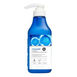 Farmstay: Collagen Water Full Shampoo & Conditioner - 530ml