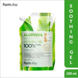 Farmstay: Moisture Soothing Gel Aloevera (Pouch) - 100ml
