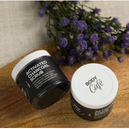 Bodycafe: Bamboo Charcoal Face & Body Scrub - 100gm