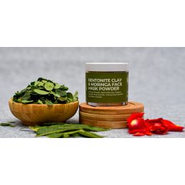 Bodycafe: Moringa, Neem & Bentonite Clay Face Pack Powder - 100gm