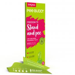 Sirona: PeeBuddy - Disposable, Portable Female Urination Device for Women - 5 Funnels