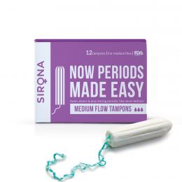 Sirona: Premium Digital Tampon (Regular Flow) Medium Flow - 12 Pieces