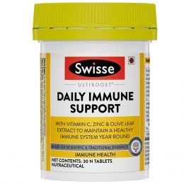 Swisse: Ultiboost Daily immune Support for immunity with Vitamin C, Zinc - 30 Tablets