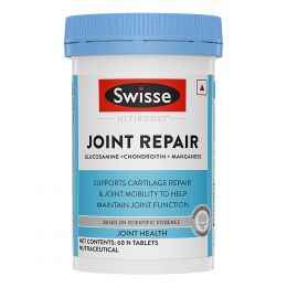 Swisse: Ultiboost Joint Repair Supplement with Glucosamine, Chondroitin & Manganese for Joint Mobility and Function - 60 Tablet