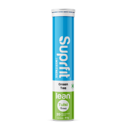 Suprfit: Effervescent Tablets- Green Tea - 20 Tablets