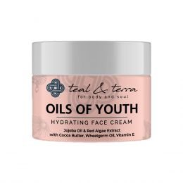 Teal and Terra: Hydrating Face Cream With Argan Oil & Cocoa Butter - 50gm