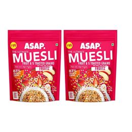 WIMWI Foods: Wholegrain Muesli - High Protein Breakfast Muesli - 240 g (Pack of 2)