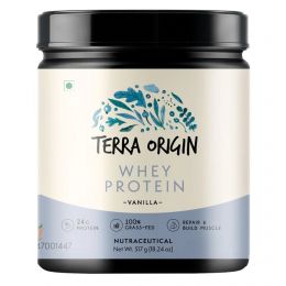 Terra Origin: Premium Whey Protien - Vanilla - 517 gm