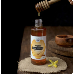 Amrutam: Madhu Panchamrut - Herbs Enriched Honey - 50 g