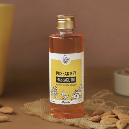 Amrutam: Poshak Key Massage Oil - Ayurvedic Blend for Abhyanga - 200 ml