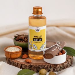 Amrutam: Kayakey Body Oil- Ayurvedic blend for body massage - 100 ml