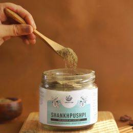 Amrutam: Shankhpushpi Churna - 100% Ayurvedic Anti-Depressant - 100 g