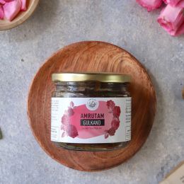 Amrutam: Gulkand - Ayurvedic Rose Petals Jam - 400 g