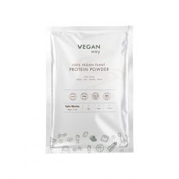 Vegan Way: 100% Natural Vegan Protein Powder - Cafe Mocha - 14 Servings