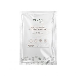 Vegan Way: 100% Natural Vegan Protein Powder - Cafe Mocha - 28 Servings