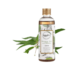 Fizzy Fern: Bhringraj, Neem & Shikakai Hair Oil - (100 ml)