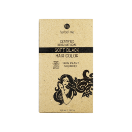 Herbal Me: Herbal Me Soft Black Henna Hair Color - 200gm