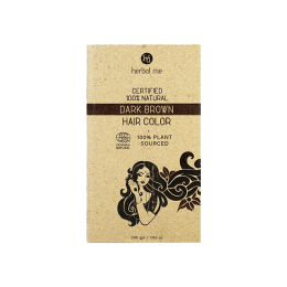 Herbal Me: Herbal Me Dark Brown Henna Hair Color - 200gm