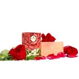 Just Herbs: Rose bathing Bar - (100 gm)