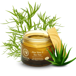 Naija: Aloe Vera Tea Tree Oil Cream - 50gm