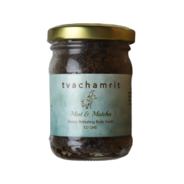 Tvachamrit: Mint & Matcha Body Scrub
