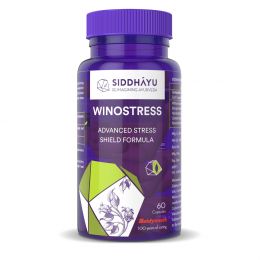 Siddhayu: Winostress For Body, Mind Relaxation - 60 Caps
