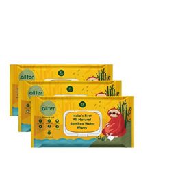 Allter : Bamboo Baby Wipes - Pack of 3