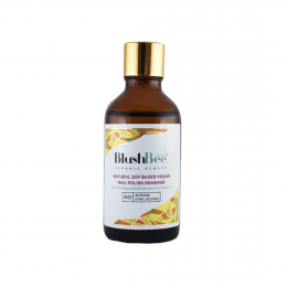 BlushBee Organic Beauty: Natural Soy based Vegan Nail Polish Remover - 50 ml