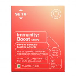 SETU: Immunity: Boost Strips | Orange Flavour - 30 Strips