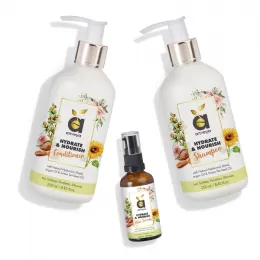 Anveya: Hydrate & Nourish Kit - Shampoo, Conditioner & Serum