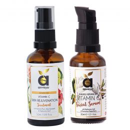 Anveya: Advanced Vitamin C Facial Serum & Vit C Skin Rejuvenation Cream