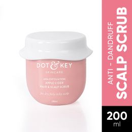 Dot & Key: Aha Exfoliation Apple Cider Hair & Scalp Scrub - 200ml