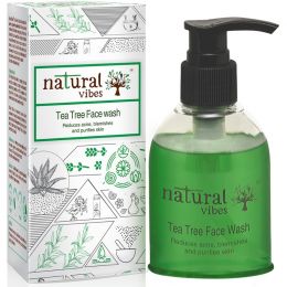 Natural Vibes: Ayurvedic Tea Tree Face Wash - 150 ml