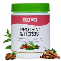 Oziva: Protein & Herbs - Women - Cafe Mocha - 500g