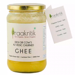 Praakritik: Natural Desi Gir Cow A2 Ghee - 1 Lt