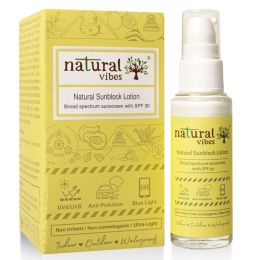 Natural Vibes: Sunscreen Lotion with SPF 30 - 30ml