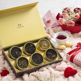 Vahdam Teas: GLOW - Assorted Teas Gift Box 150gm