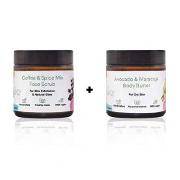Foy Naturals: Maracuja Body Butter with Spice Mix Face Scrub